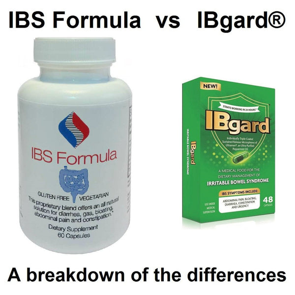 How is IBS Formula different from IBgard® as an IBS treatment?