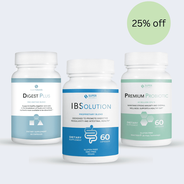 Super Naturals Health Gut Health Super Bundle IBS treatment 